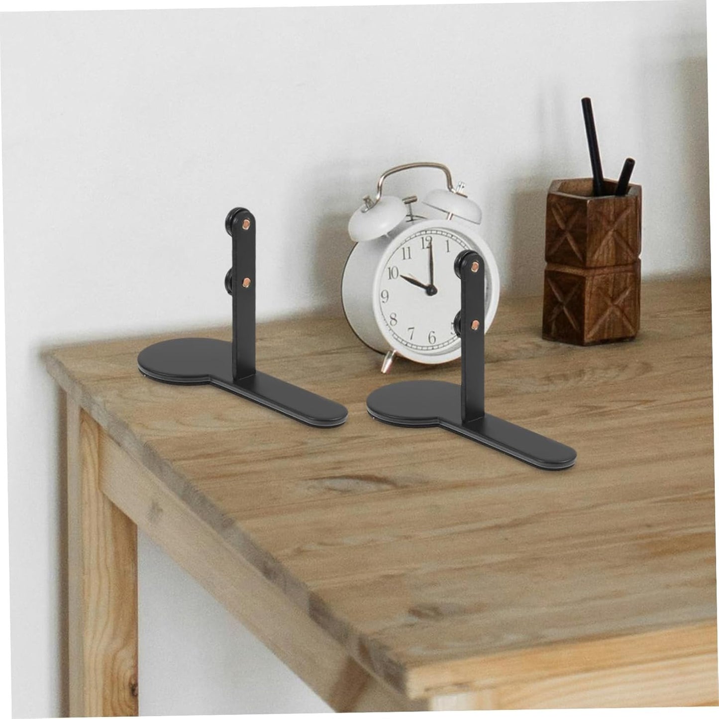 CATIEBYE 1pair Tabletop Pegboard Stand Support Height Display Holder for Pegboard Accessories Easy Installation Vertical Legs for Ergonomic Workspace Organization