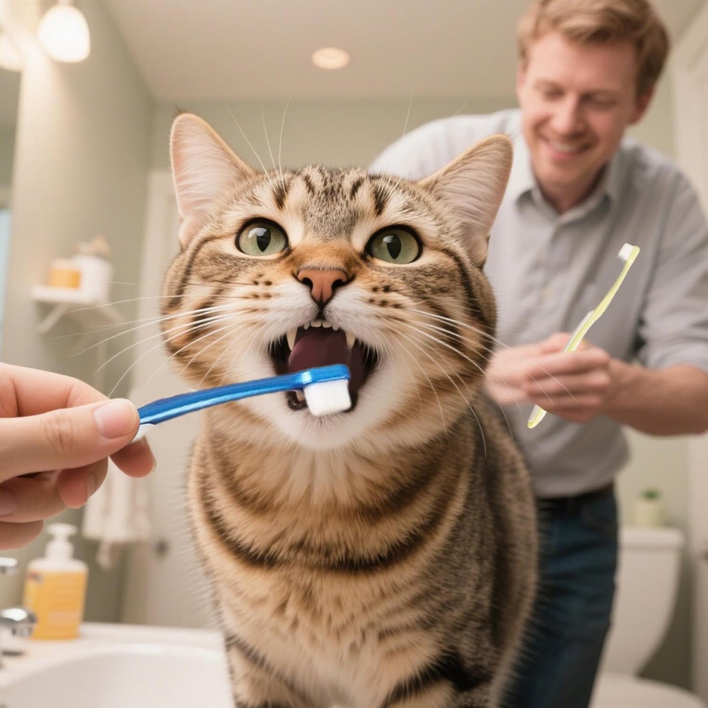 Ccuzs Dog Toothbrushes, 4X Pet Teeth Cleaning Kit, Soft Bristle Wide Head Brushes For Oral Care, Daily Use Oral Hygiene For Dogs At Home Or Travel, Soft Material, 6.1x0.59in