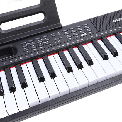 61 Keys Piano Keyboard, Electronic Digital Piano with Built-in Speaker, Microphone Stand, for Beginners, Kids and Adults