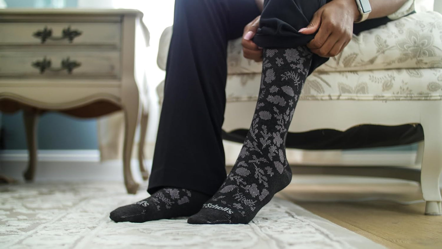 Dr. Scholl's Women's Graduated Compression Knee High Socks - Comfort and Fatigue Relief