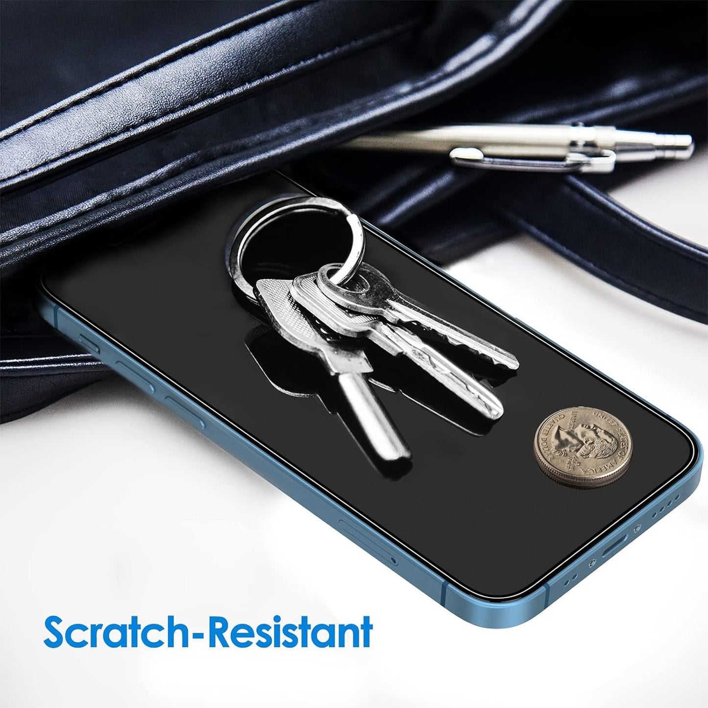 JETech Screen Protector for iPhone 16e 2025, iPhone 13/13 Pro 6.1-Inch, Tempered Glass Film, 3-Pack