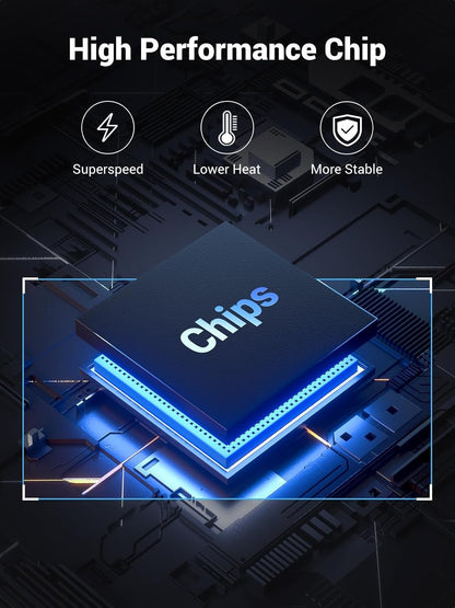 UGREEN SATA III to USB 3.0 Adapter Cable for 3.5 2.5 Inch SSD HDD, Hard Drive Disk Support UASP, with 12V Power Adapter, Not for IDE SSD