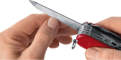 Victorinox Swiss Card Classic Transparent Blue Multi-tool Card, ABS/Cellidor Handle, 82mm x 55mm x 4mm, 26g, 10 Functions