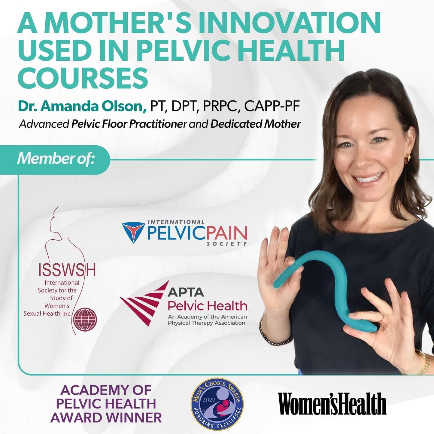 Vibrating Perineal Massage Tool : Labor Prep & Delivery Essentials for Maternity Must-Haves – Medical-Grade Silicone for Pregnancy & Postpartum Comfort, Patented Design, 10 Vibration Modes