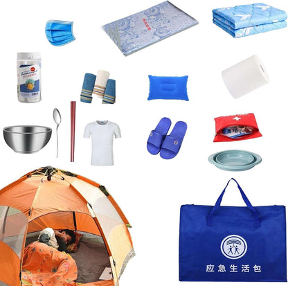 Survival Tool Kit - Emergencies Survival Supplies - Outdoor Survival Gear Tool for Trip, Camping, Hiking, Outdoor Preparedness Equipment