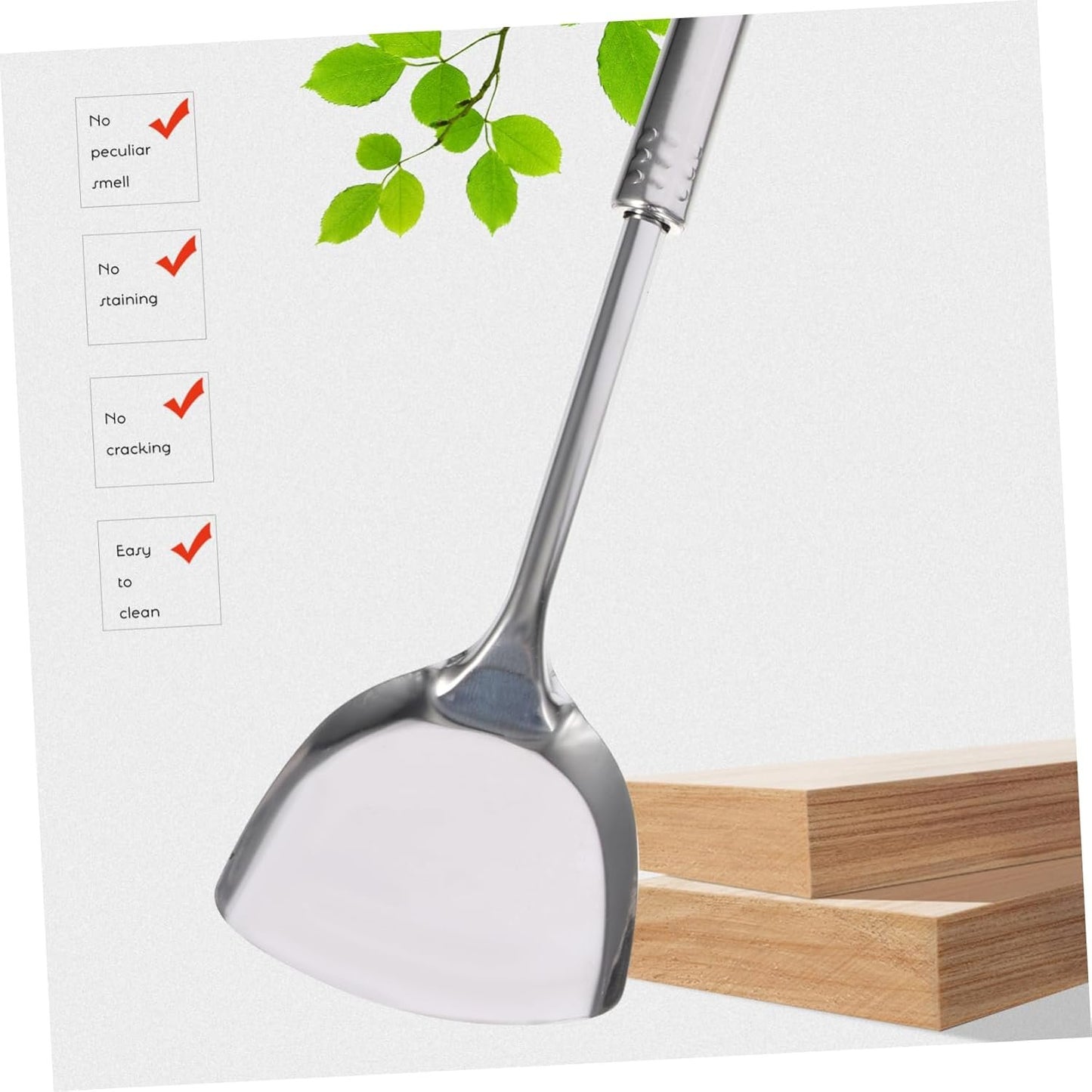 UTHCLO 7Pezzi Utensili Acciaio Inossidabile Gadget Per Cottura e Pentolame Include Schiumarola e Spatola Utensili Essenziali Per Cucina