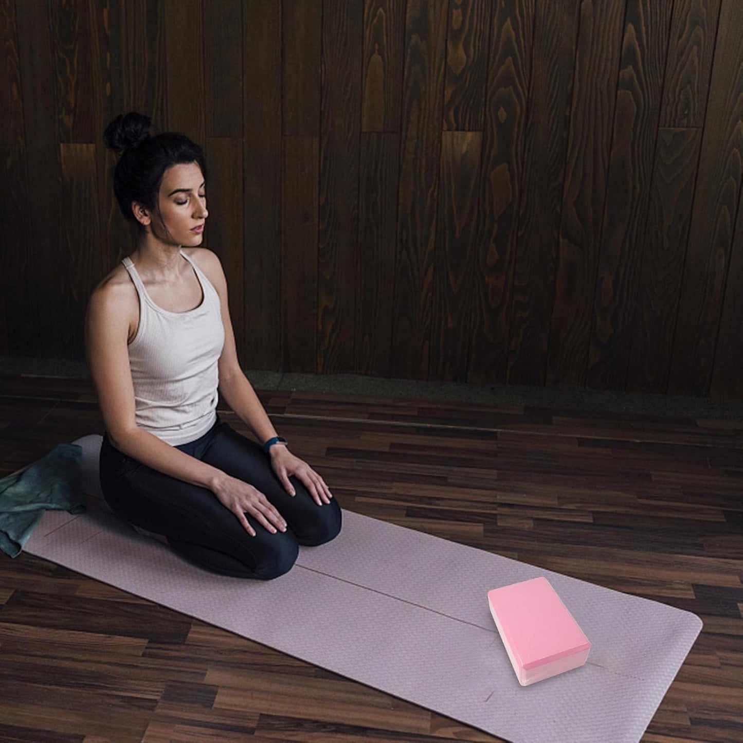 Foam Yoga Blocks - Soft Supportive Yoga Bricks with Non-Slip,Stretching Blocks for Yoga, Pilates, and Meditation, Yoga Accessories for