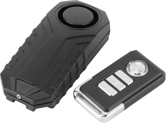Wireless Bike Security Vibration System 113dB Remote Control Alarm for Motorcycles Luggage