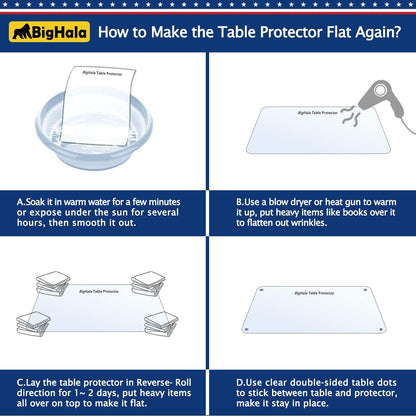 Round Clear Plastic Table Protector Cover Pad Thick Wipeable PVC Vinyl Tablecloth Furniture PVC Protective Desktop Liner Cover Waterproof Dining Tabletop Protection Desk Top Pad 36 Inch Diameter Round