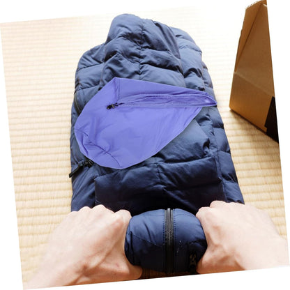 Milisten Travel-Friendly Down Jacket Bag Waterproof Small Camping Storage Drawstring Closure