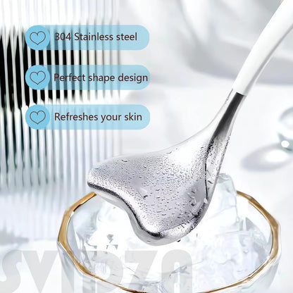 Facial Skin Care Tools for Women, Ice Globes for Face Massage, Unbreakable 304 Stainless Steel Cryo Sticks, Gifts for Women - with a Storage Case
