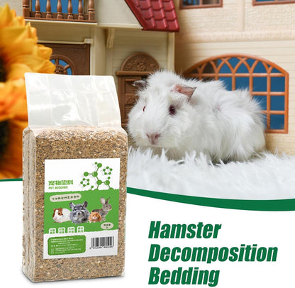 Hamster Sand, Natural Odor Control Gerbil Bedding, No Dust Terrarium Substrate, 5.91x9.84 Inches, Ideal for Small Pet Habitats and Clean Comfortable Living Spaces