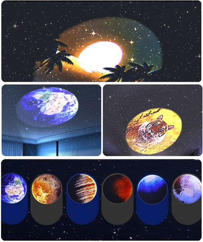 Generico Astronaut Projector Night Light, Rotating Smart Kids, Bedside Lamp Bedroom, 9x7.5x19cm Nursery, Living Room, Desktop, and Workplace Decorative Lighting Light Solution Adds Charm