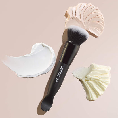 e.l.f. Putty Primer Brush & Applicator - Double Ended e.l.f. Putty Makeup Accessory - Made with Synthetic Bristles, Vegan & Cruelty Free