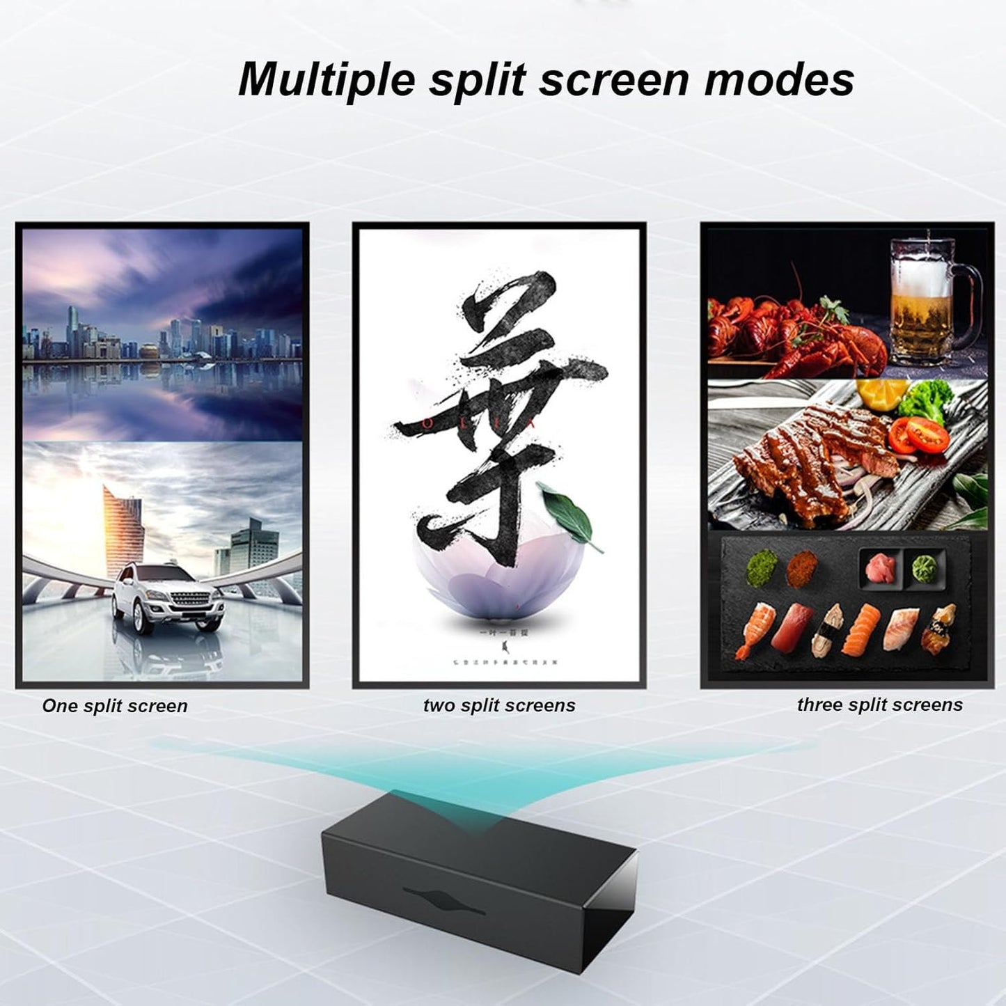 4K Digital Media Player 10.0 2GB 16GB ROM Ultra HD 4K Media Player with Dual Band WiFi, 3D Video, Split Screen Support (AU Plug)