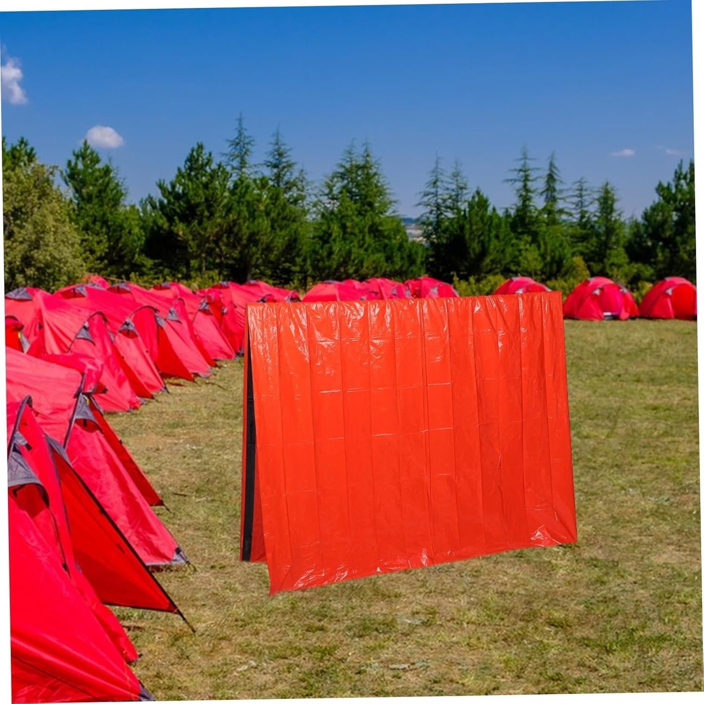 BESPORTBLE Survival Tent Emergency Blanket Portable Camping Gear Cold Weather Protection Tear-Resistant Material