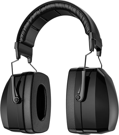 ProCase Hearing Protection Noise Reduction Large Safety Ear Muffs NRR 35dB Protection Headphones Ear Defenders for Shooting Gun Range Mowing -Black