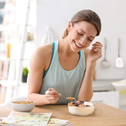 Ultimate Yogurt Containers 2 Pack - Make More Yogurt with 1-Quart Glass Containers (4 Cup) - Perfect for Food Storage & Meal Prep - 100% BPA free & Oven Safe Round Bowl Set with Lids