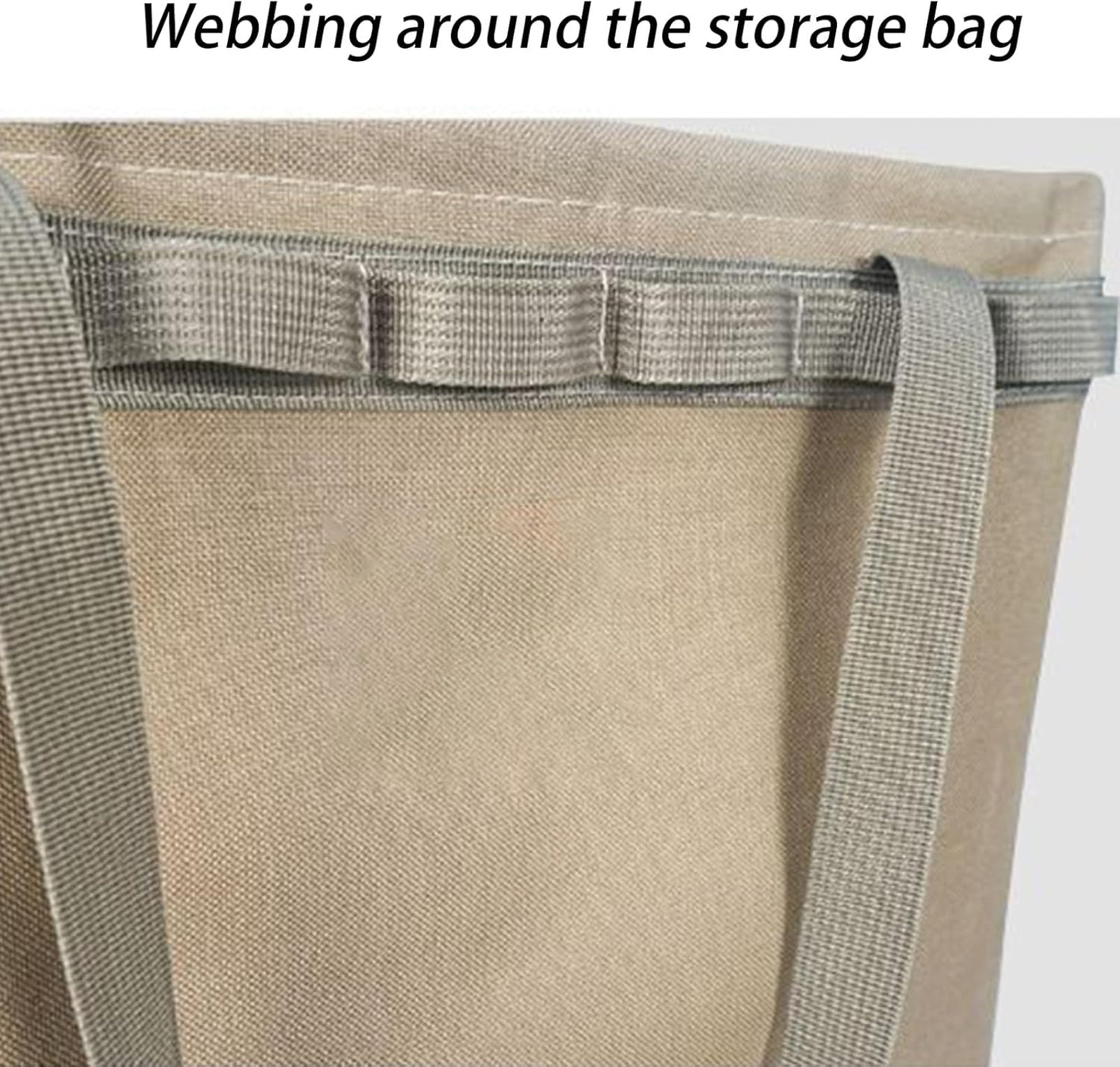 Camping Duffle Bag, Travel Gear Organizer, Impermeabile Tote Bag with Massive Storage Capacity and Foldable Design for Closet, Camping, Oro Outdoor Adventures, 1 pezzo, cachi, Se référer au descriptif
