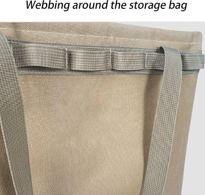 Camping Duffle Bag, Travel Gear Organizer, Impermeabile Tote Bag with Massive Storage Capacity and Foldable Design for Closet, Camping, Oro Outdoor Adventures, 1 pezzo, cachi, Se référer au descriptif