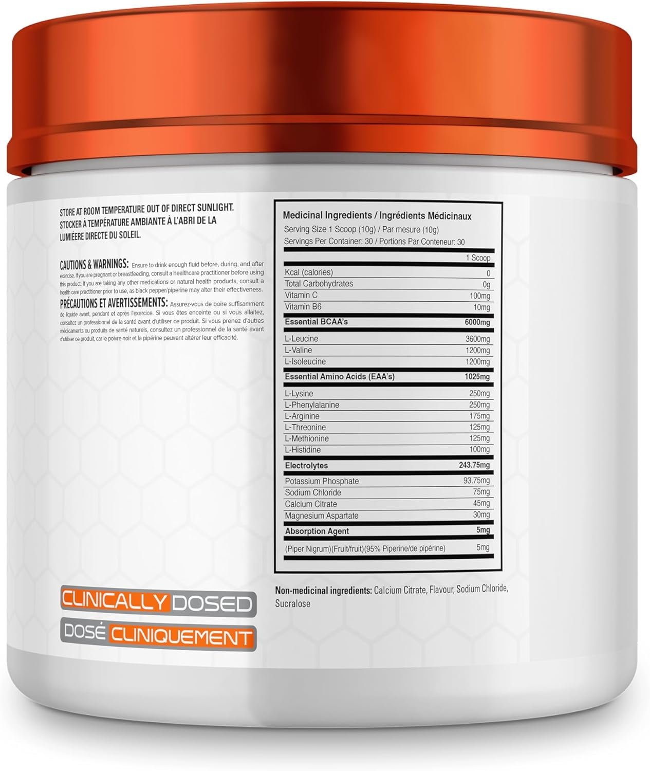Ballistic Amino Reload | Amino Acid & Electrolyte Powder | 7g EAAs, 6g BCAAs, 235mg Electrolytes | Essential Amino Acid Recovery Support & Electrolytes for Hydration | 30 Servings (Peach Mango)