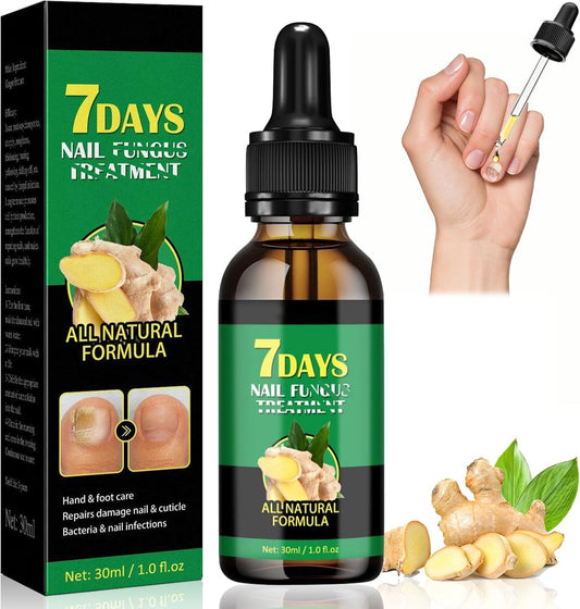 Ledeak Siero per Unghie Allo Zenzero, 30ml Ginger Nail Growth Serum, Cura delle Cuticole e Riparazione, Professionale Ginger Cuticle Care Oil For Nails per Unghie Danneggiate e Fragili