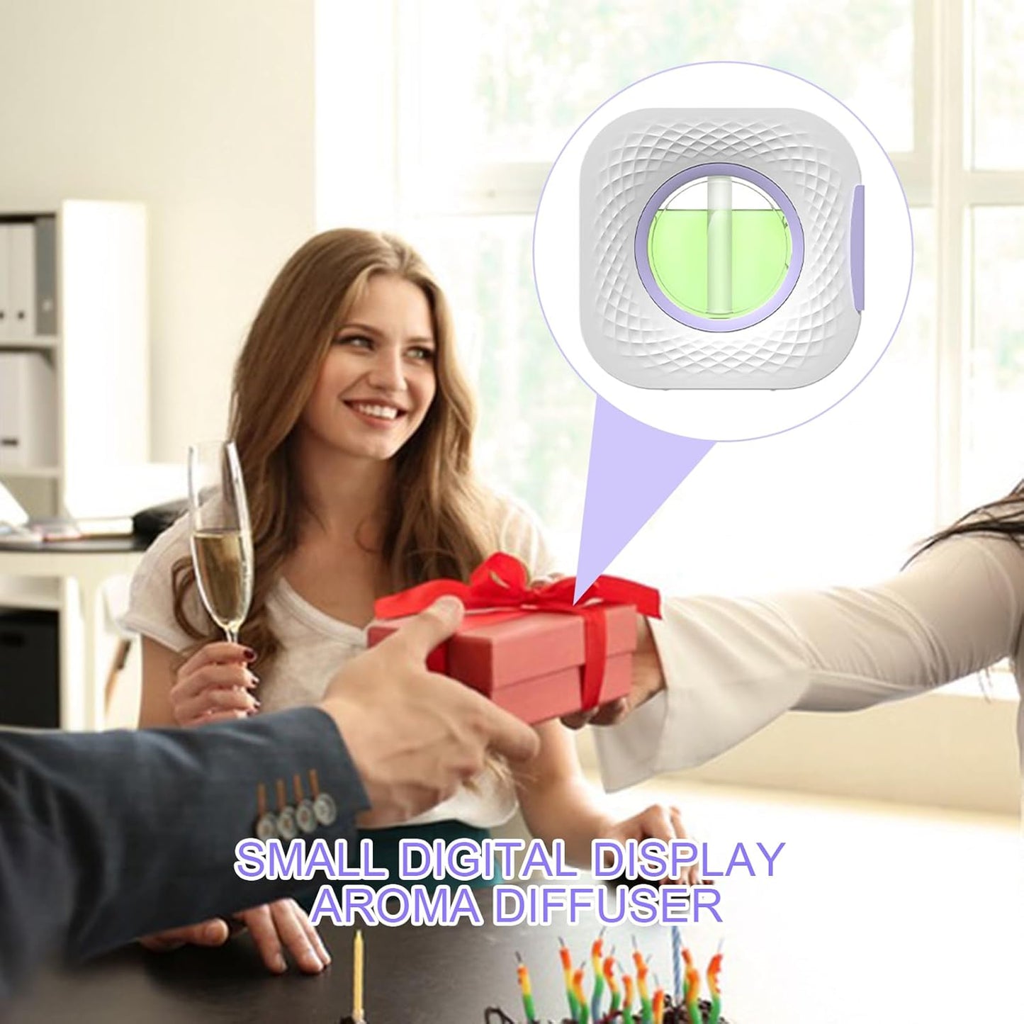 Automatic Aromatherapy Diffuser, Scent Air Machine Device, Freshening Freshener Tool, Versatile Aromatherapy for Car, Pet Areas, Living Room, Bathroom, and Home Environment