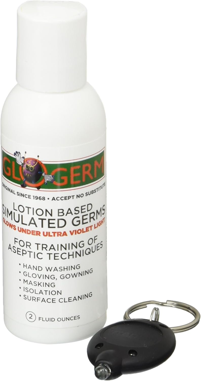 Glo Germ Gel 60ml Simulated Germs Hygiene Safety