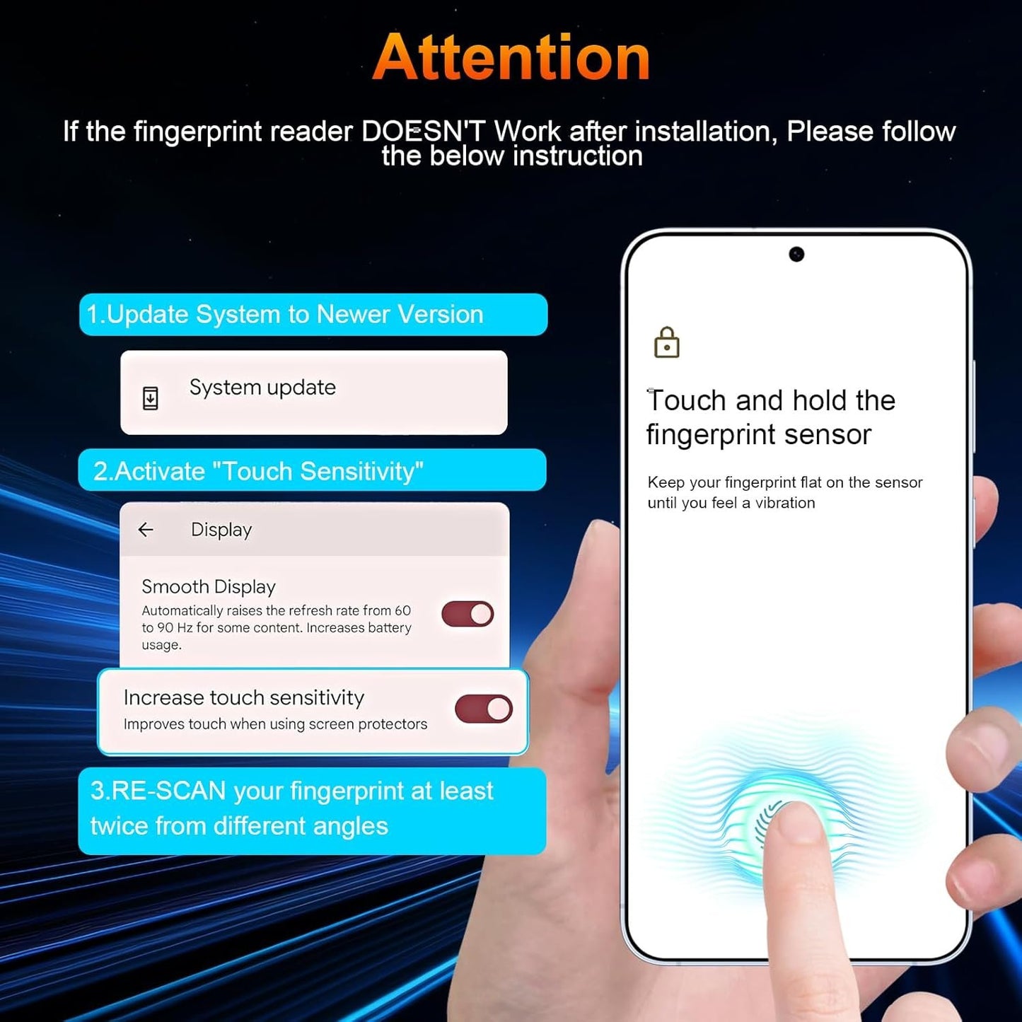 QUESPLE 2 Pack for Samsung Galaxy S25 Matte Privacy Screen Protector [Not Glass], 360° Anti-Spy, Anti-Scratch, Anti-Glare, Support Fingerprint Unlock