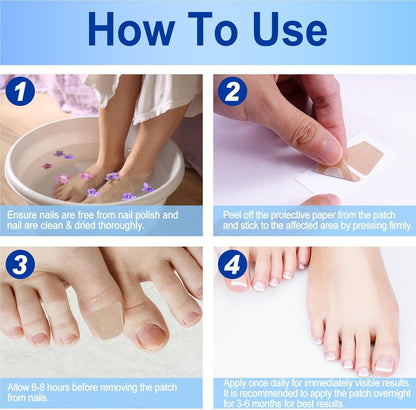 Nail Patches,Repair Patches,Care Pads,Made of Non-woven Fabric,Breathable, High Comfort,Cracked, Rough, Discolored, Brittle Nails,Restore Natural Radiance, Gentle Care,60 Tablets