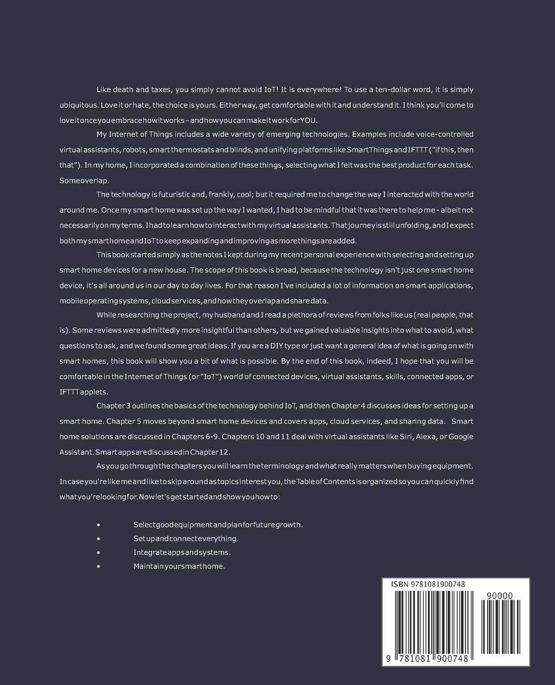 Smart Home: Digital Assistants, Home Automation, and the Internet of Things: 2019