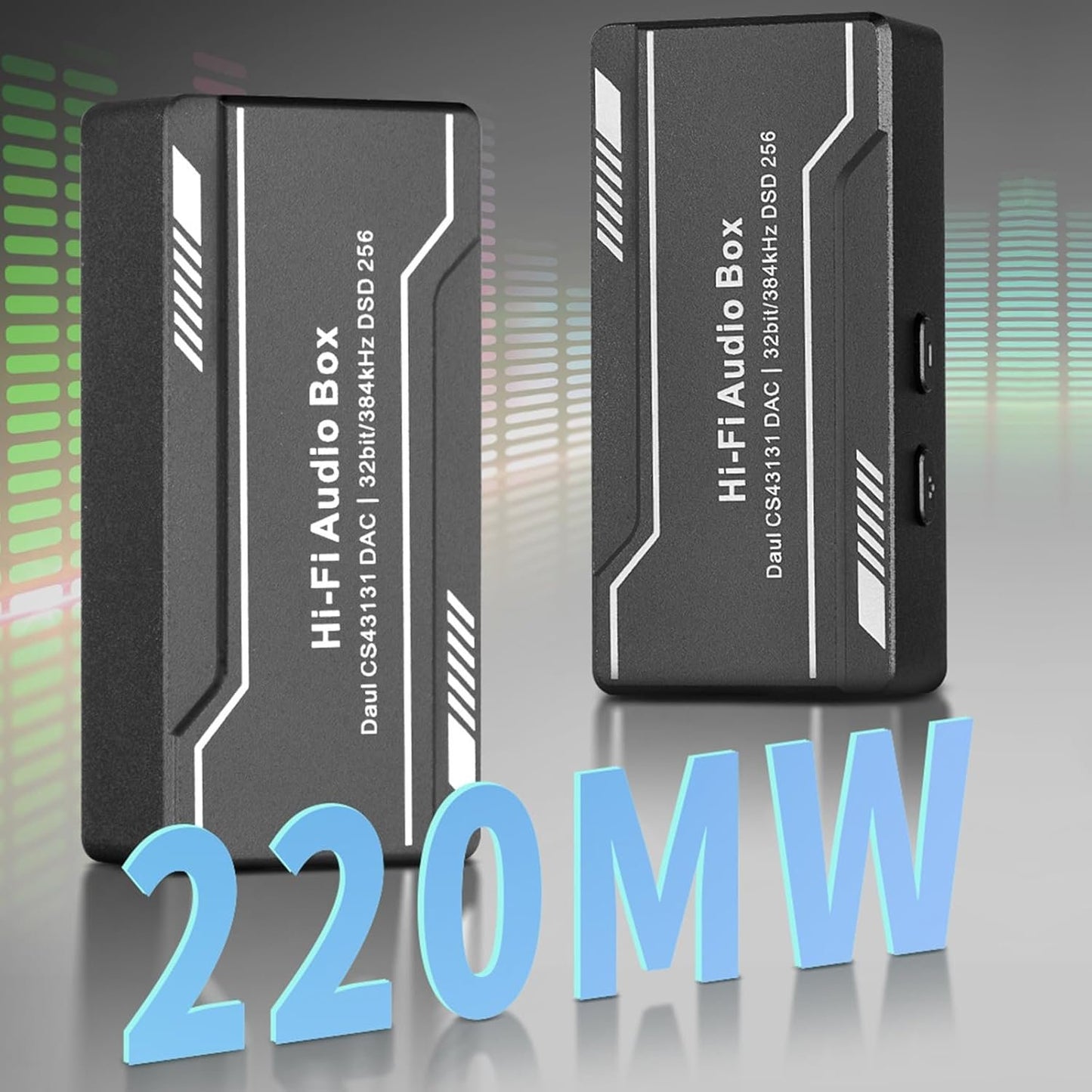 USB Type C to 3.5mm 4.4mm Sound Interfaces CS43131 HiFi Headphone Amplifier Digital Decoding Earphone Converter