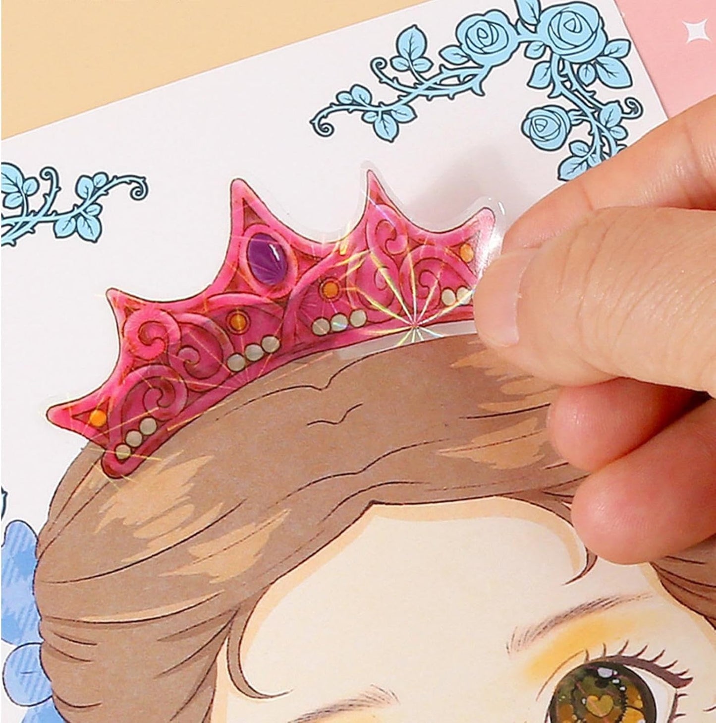 Princess Dress-up Game, Dress-up Sticker Book, Creative Makeup Game, Girls Dress-up Toys, Educational Role-Playing Toys, Fun Sticker Book for Girls, Girls Makeup Game For Girls Boys Birthdays