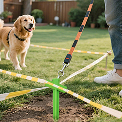 Ground Stakes, Heavy Duty Tent Anchors, High-Tensile Strength Camping Tool, Multifunctional Outdoor Gear for Temporary Fencing, Playground Safety, Beach Camping, 8.58x3.62x1.02inch