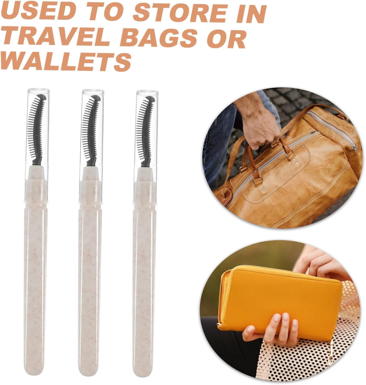 Vaguelly 6Pezzi Silicone Spazzolini Separatori Per Mascara Per Viaggio e Accessorio Per Extension e Make Up