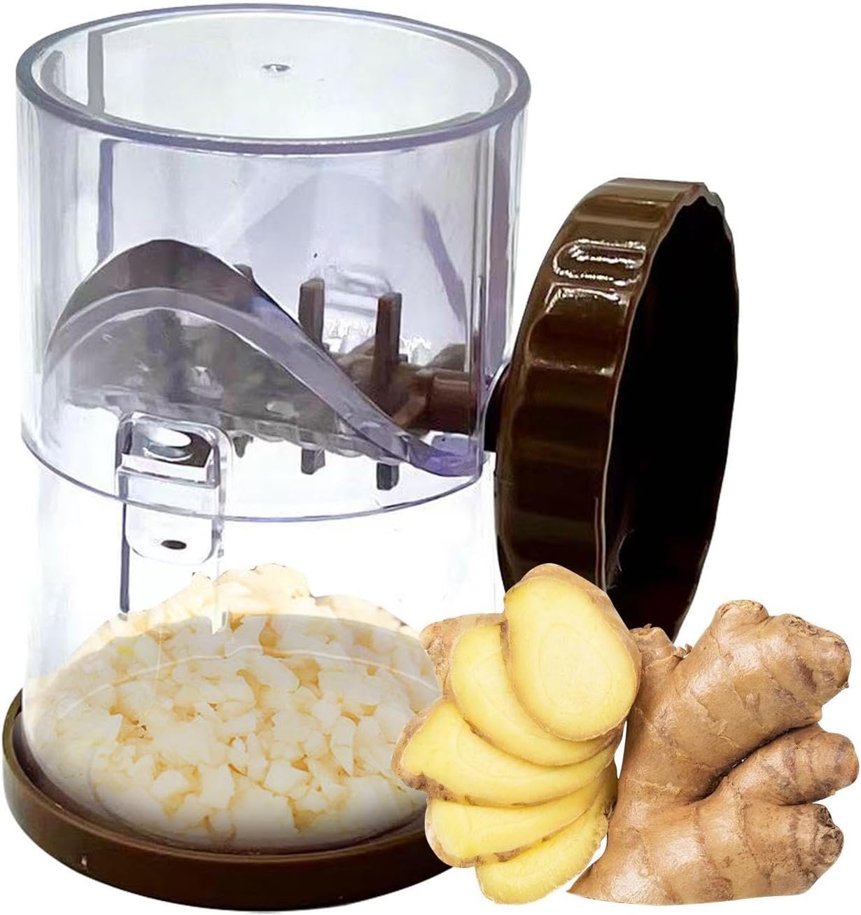 Manual Nut Mincer - Crank Slicer, Ecan Nut Crusher | Nut Cutter for , Spices, Garlic, Ginger Chopper, Kitchen Food Prep Tool for Kitchen