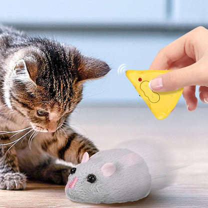 Generico Remote Control Mice Toy Cats, Interactive Hunting Companion, Adjustable Speed Feature, Realistic Movement All Cat Breeds, Indoor Outdoor Play, Fun for Living Room, Backyard