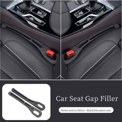 Anvgok 2Pack Car Seat Gap Filler Accessories Interior Organiser Storage for Car,Suv,and Trucks (Black)