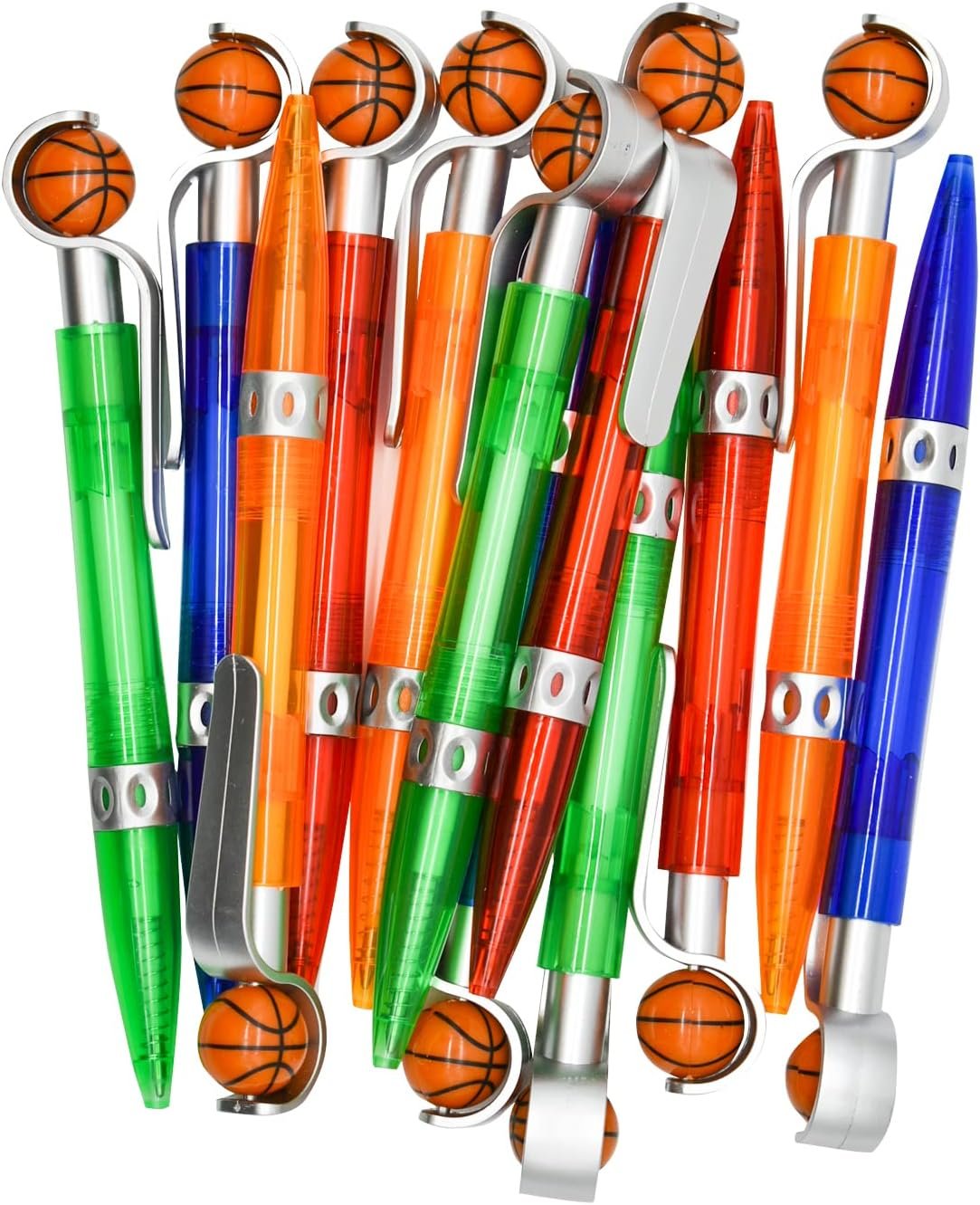 Lopenle 32PCS Novelty Basketball Pens Sports Ballpoint Pens Cool Sports Writing Pen For Stationery School Office Desk Decor Accessories