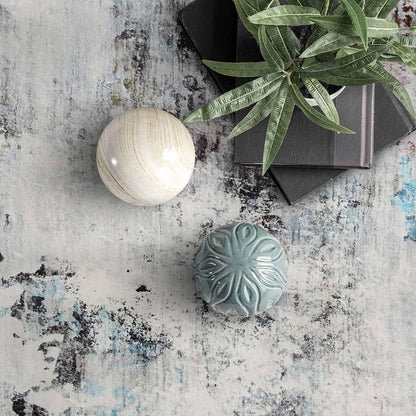 Cinknots Area Rugs, Modern Soft Abstract Rugs for Living Room, Bedroom, Kitchen, Dining Room, Medium Pile Home Decor Carpet Floor Mat (Grey 9, 80 * 120CM)