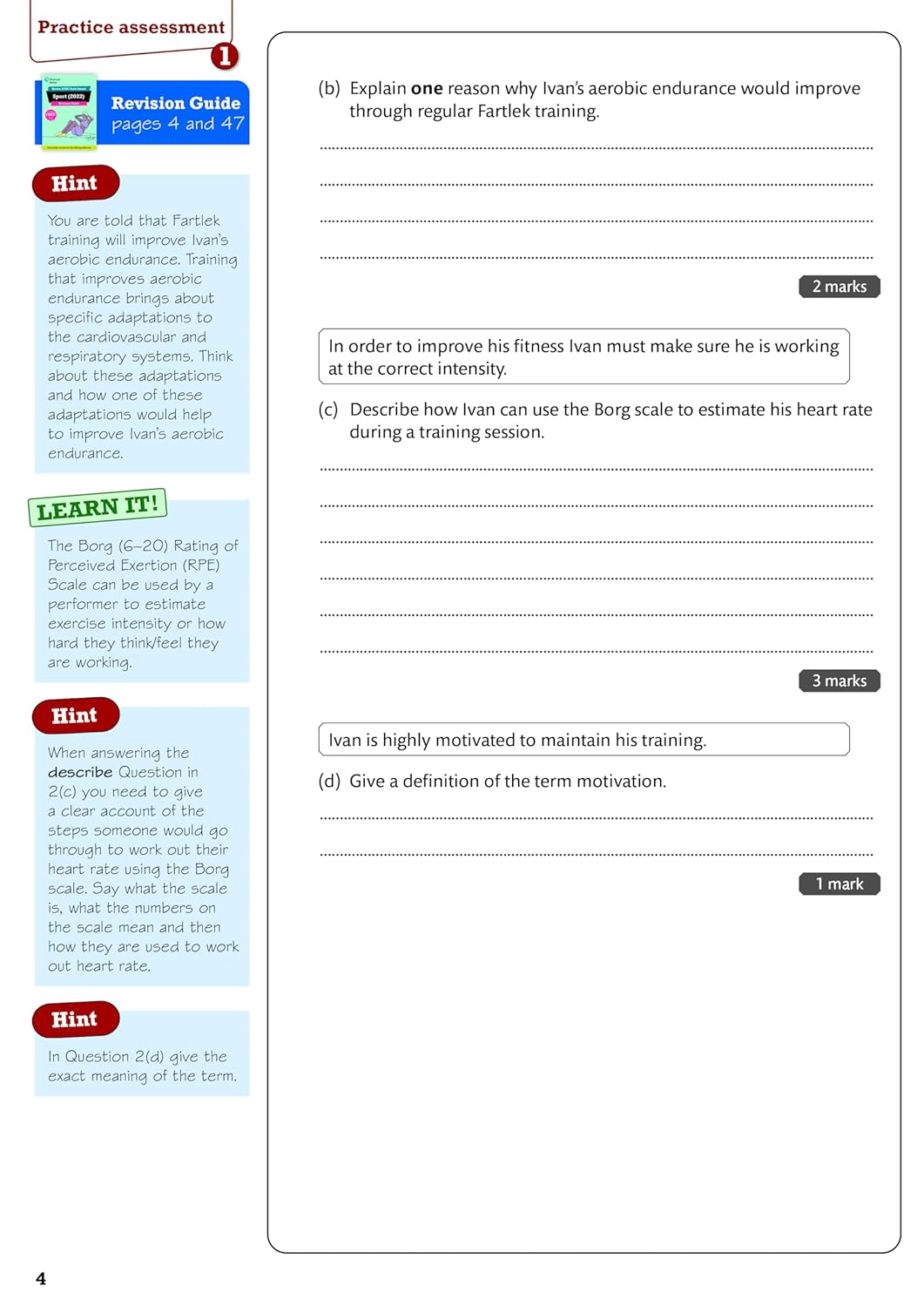 Pearson REVISE BTEC Tech Award Sport Practice Plus - for 2025 and 2026 exams