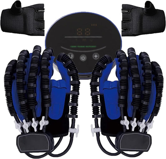 XGXHIN Guanti per Robot per Riabilitazione, Ricaricabili, Guanti per Il Recupero delle Dita per Emiplegia da Ictus, Guanti per Stecca per Mano per Ictus E Ortesi di Riabilitazione