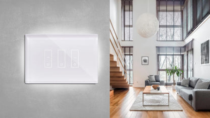 iotty i3S Plus Design Switch, WiFi Home Automation, Smart Blind and Roller Shutter Management, Wifi Diverter Compatible with Google Home, Alexa and Siri with Sensors