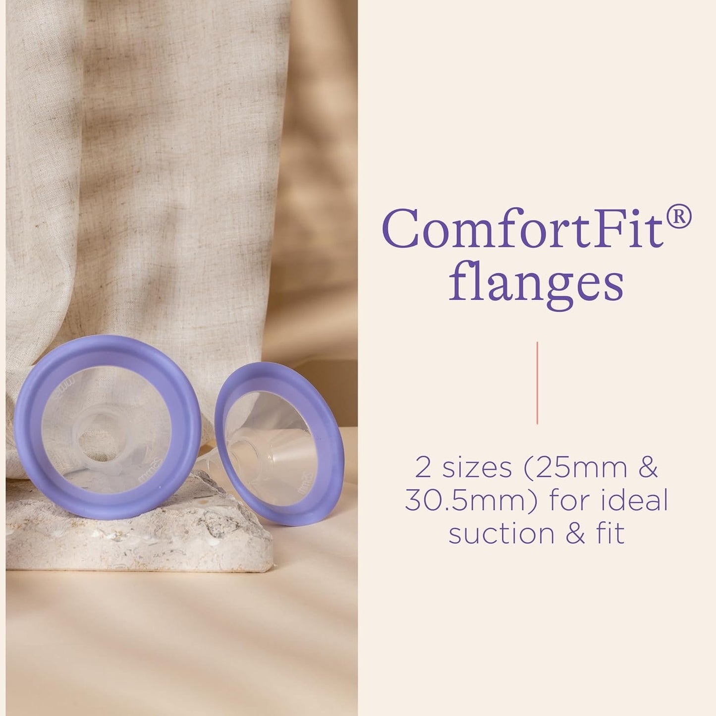 Lansinoh Manual Breast Pump, Ergonomic, Easy Express & Dual Mode, 1 Count, Includes 2 Flange Sizes (Standard & Large), and NaturalWave Nipple, Cap & Collar, All for Ideal Suction, Storage and Feeding