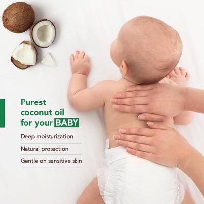 Organic Ha.rvest Extra Virgin Organic Coconut Oil: 100% Pure | For Hair & Skin, Coconut Virgin Oil for Baby Massage, 100% American Certified Organic, Paraben & Sulphate-free, 200ml