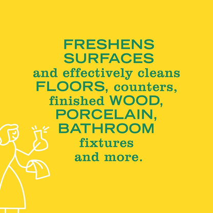 Mrs. Meyer's Clean Day Multi-Surface Cleaner Concentrate, Use to Clean Floors, Tile, Counters, and More, Honeysuckle Scent, 946 ml Bottle
