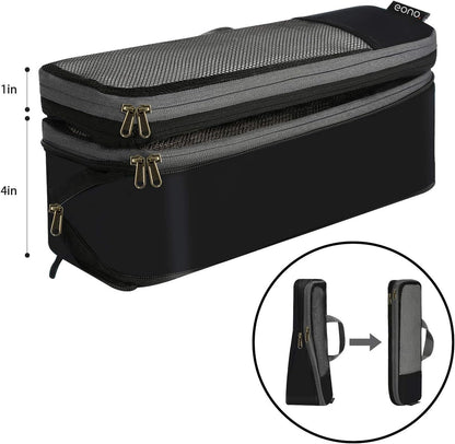 Eono Compression Travel Organizers, Suitcase Organizer Set, Travel Cubes, Packing Cubes, Compression Packing Cube