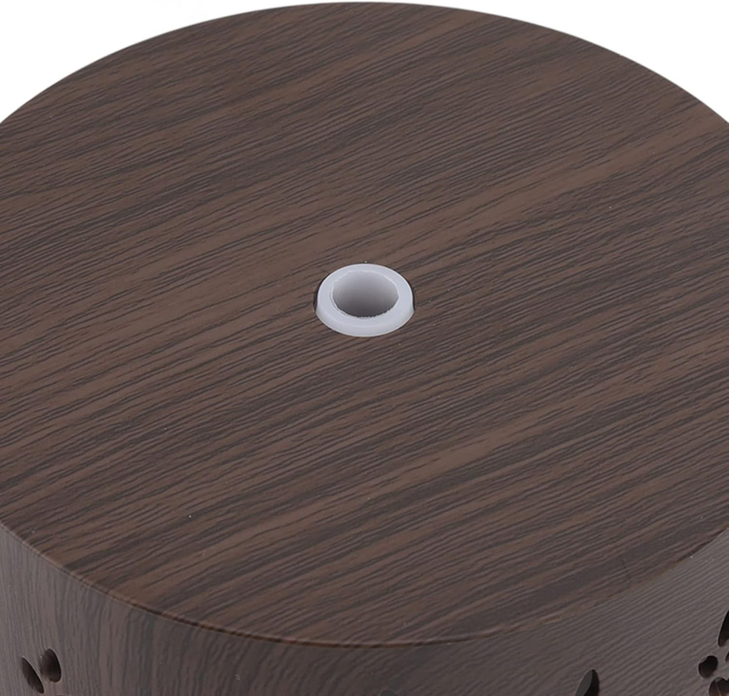 UHCPVHQQQ Aroma Air Humidifier, Automatic Power Off Ambience Night Light Remote Control Portable 300ml Wood Grain Air Humidifier for Living Rooms