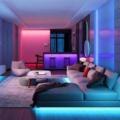 Strisce luminose per camera da letto - Striscia luminosa a LED, Smart Sense Lighting, striscia luminosa impermeabile da 5 V sottopensile | Luci a corda LED con connessione USB, luci al neon