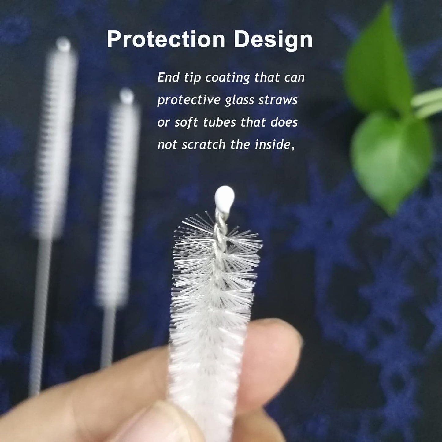 BEUICIRY Straw Cleaner Brush Extend 12 inch, Extra Wide 12mm diam Pipe Cleaners, Extra Long Straw Brush for Sippy Cup, Water Bottle and Tubes, Drinking Straw Cleaning Brush Set 10 Pack